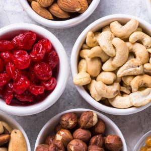 Nuts, Dried Fruit, Cereal and Snacks